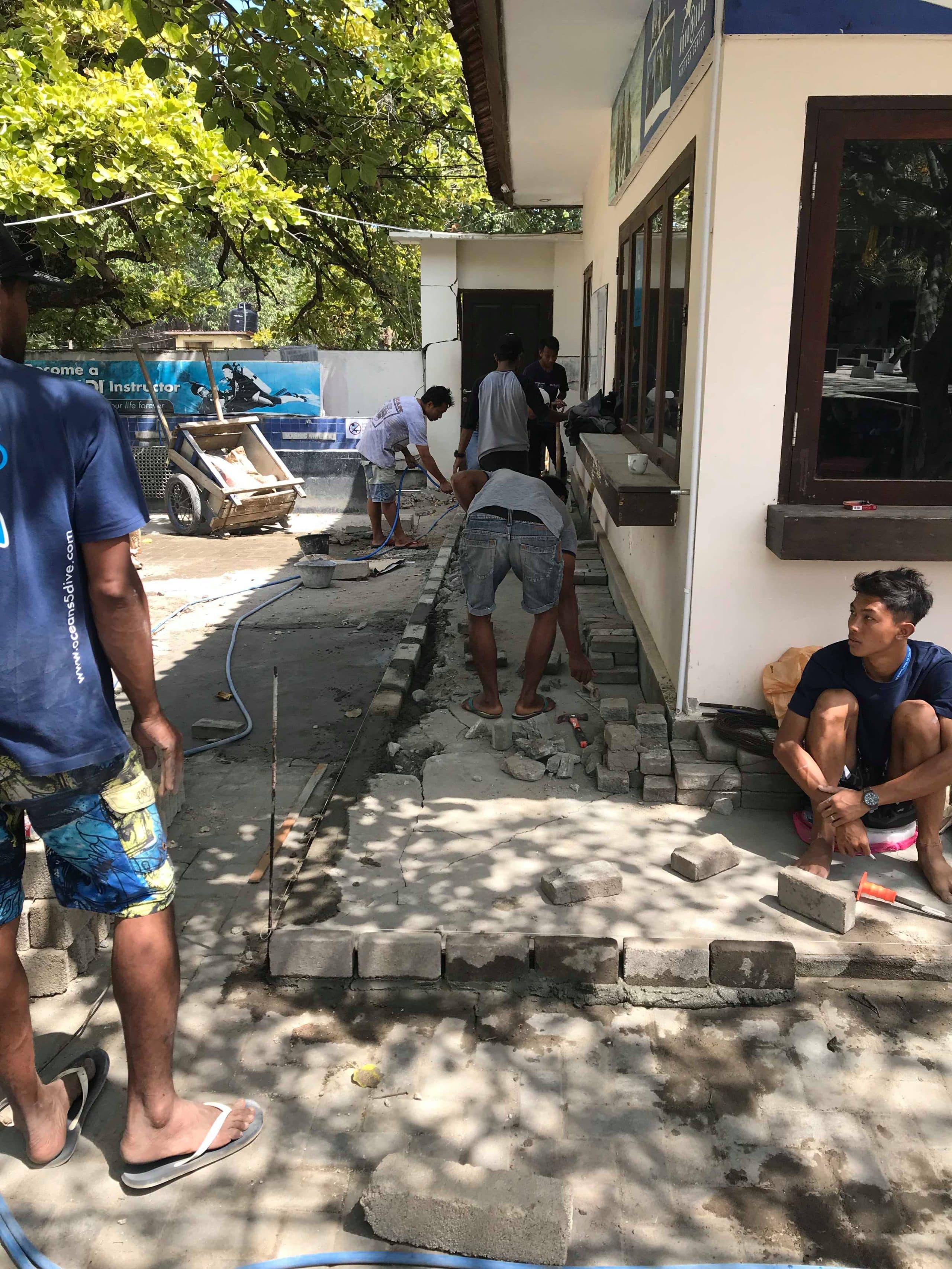 Rebuild Gili with our staff