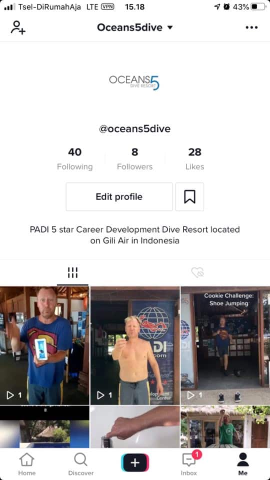 Oceans5Dive TikTok