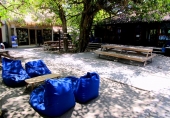 PADI IDC Dive Resort Gili Islands Oceans 5 Dive resort bean bags.jpg