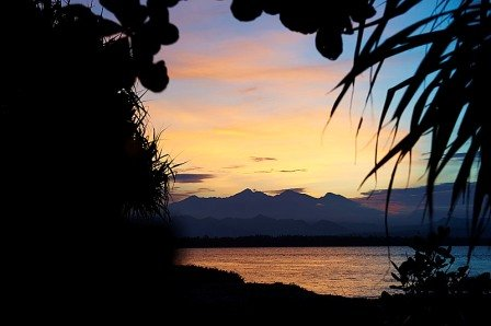 Sunset view Gili Air | Oceans 5 Gili Air | Scuba Diving Gili Islands